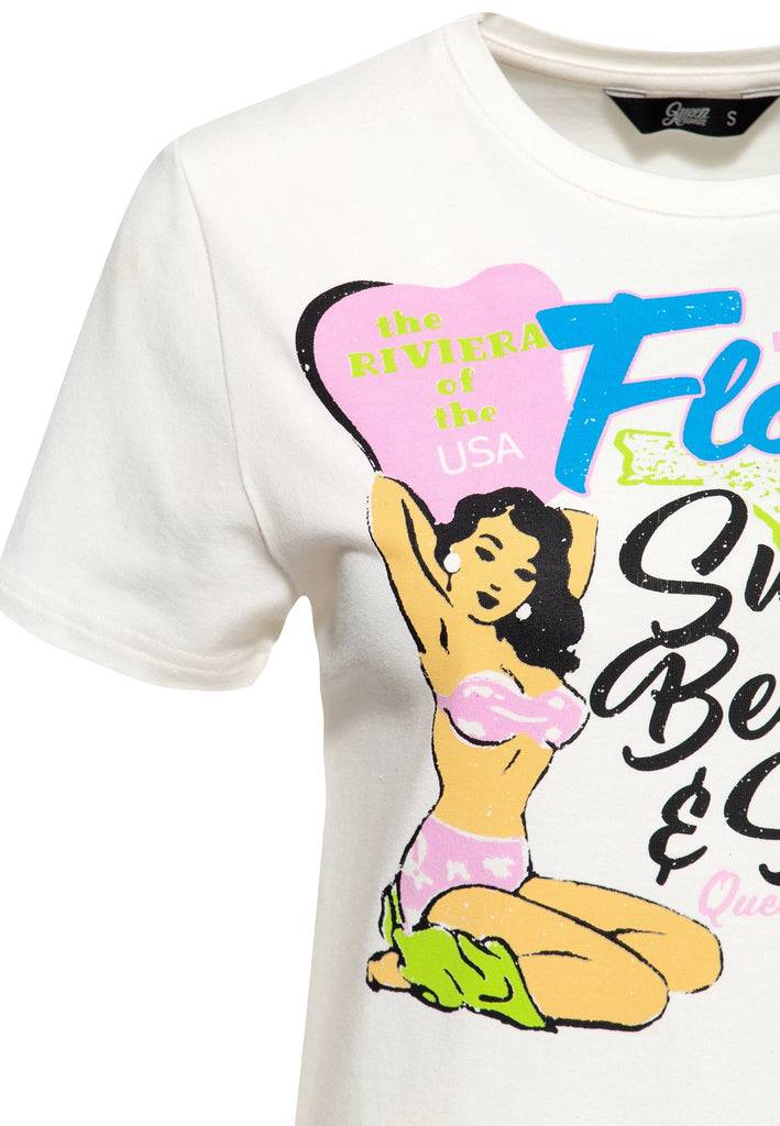 Queen Kerosin Vintage T-Shirt «Florida» Meist gekauft