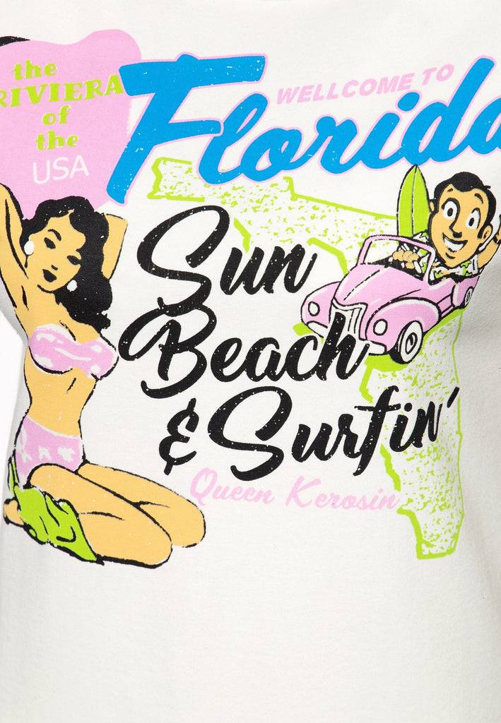 Queen Kerosin Vintage T-Shirt «Florida» Meist gekauft