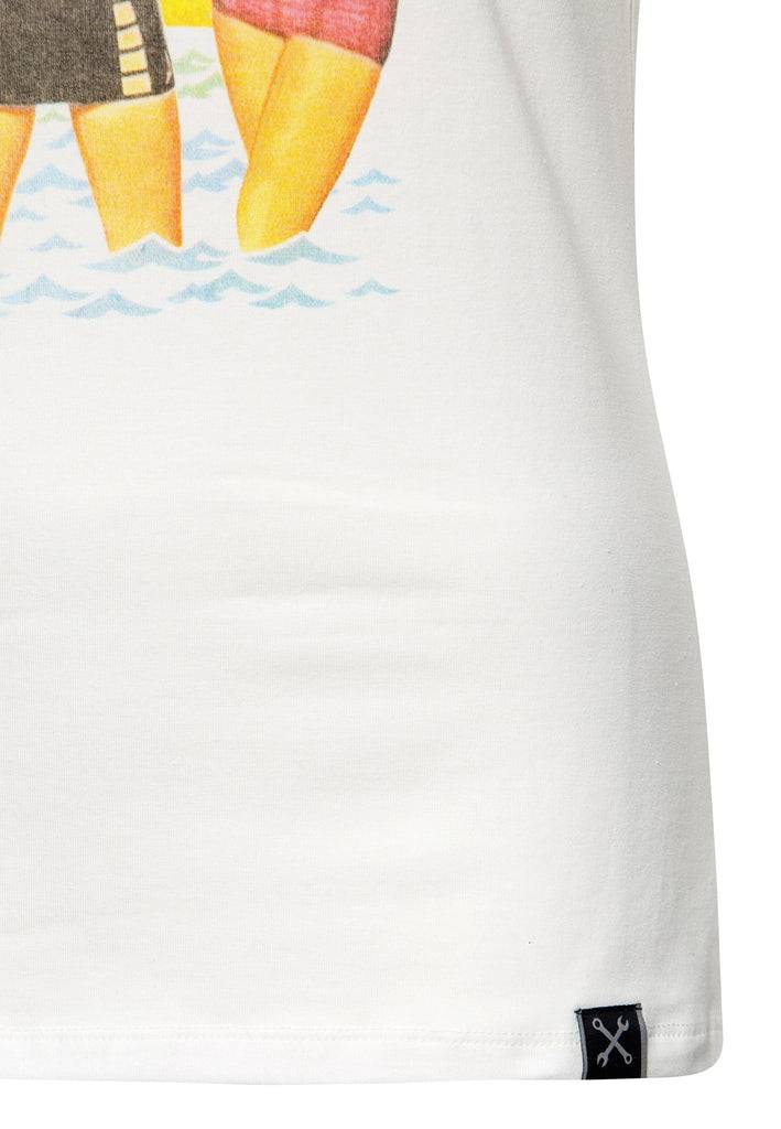 Queen Kerosin T-Shirt «Summer Girl Gang» Fabrikpreis