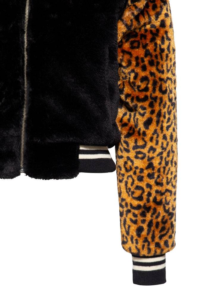 Queen Kerosin College Fake-Fur-Jacke «L.A. 55» Online Shopping