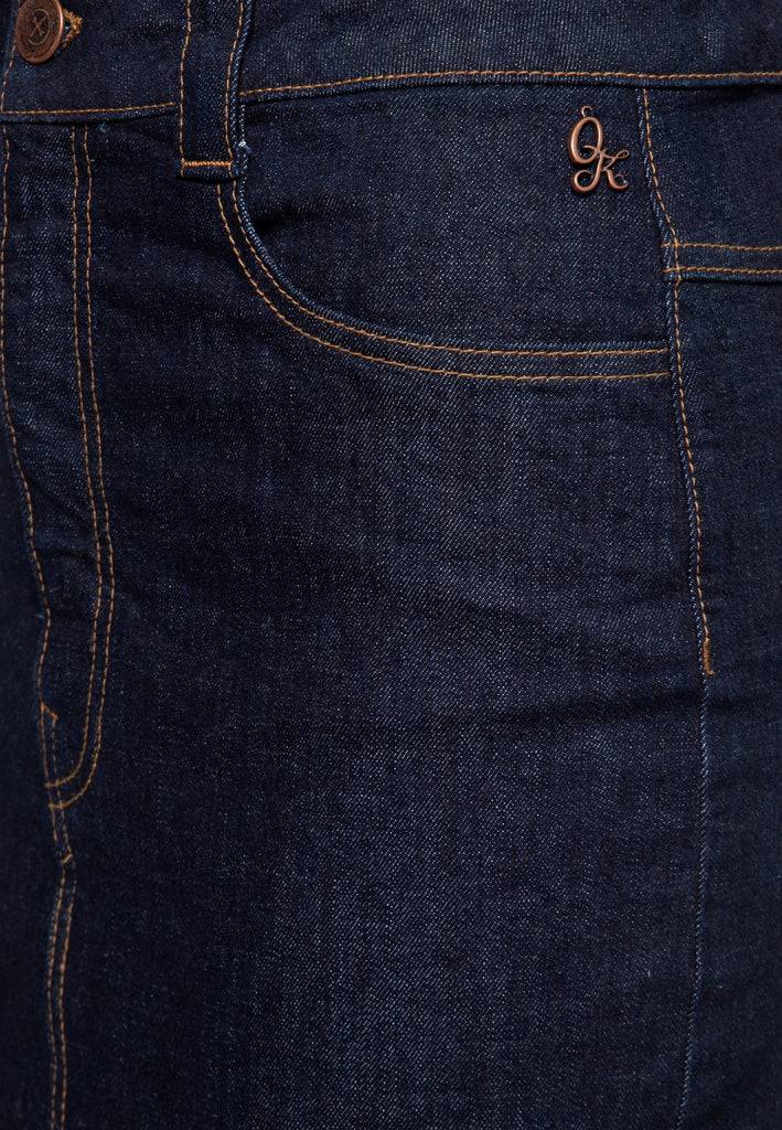 Queen Kerosin Denim Workwear Pencil Rock «Cinch Back» Vatertagsangebot