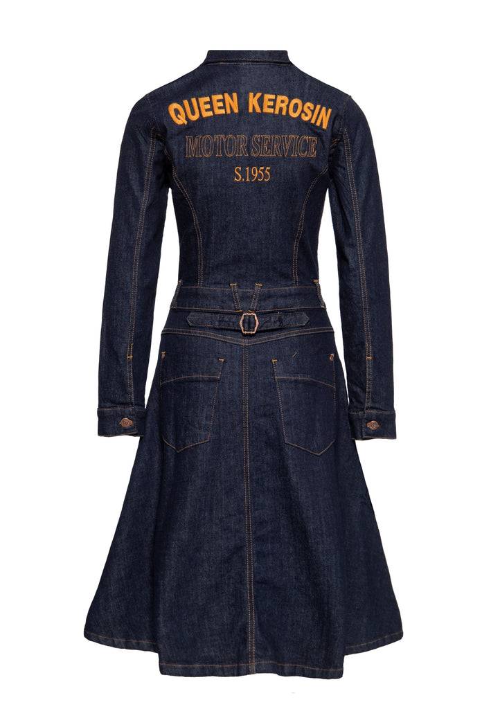 Queen Kerosin Worker Swing Kleid «Queen S. 1955» Zeitlich begrenztes Angebot