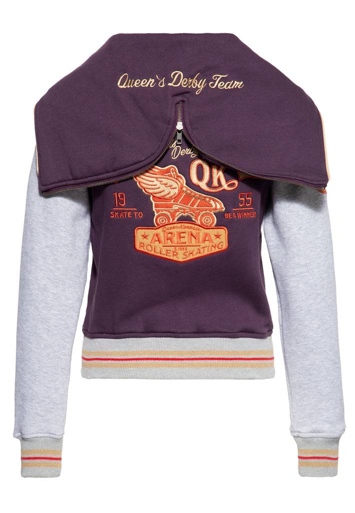 Queen Kerosin College Sweatjacke «Rollerway» Sonderangebote