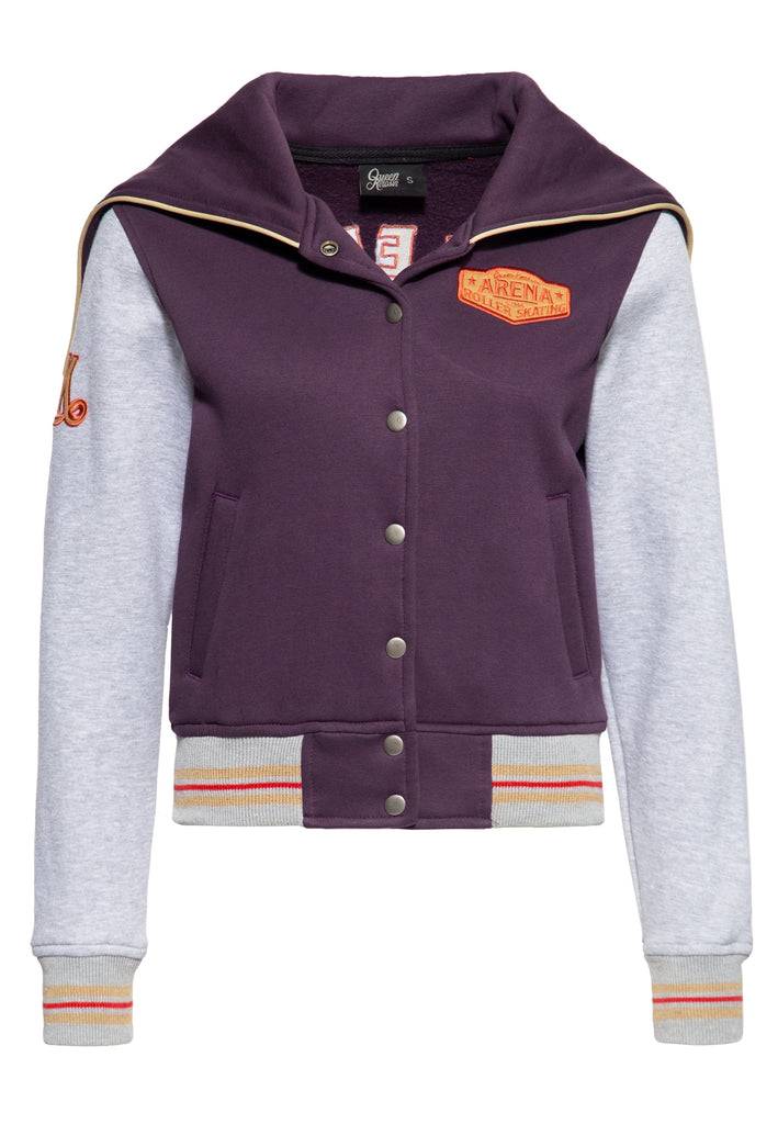 Queen Kerosin College Sweatjacke «Rollerway» Sonderangebote