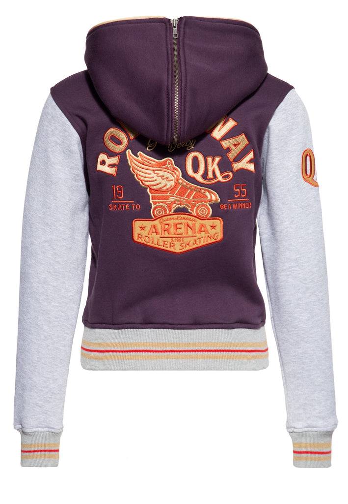 Queen Kerosin College Sweatjacke «Rollerway» Sonderangebote