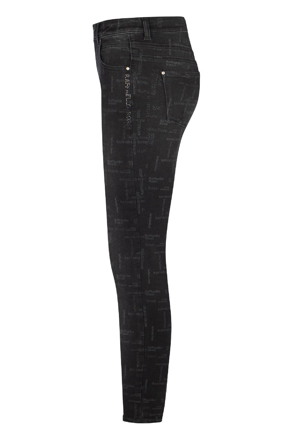 ﻿Raffaello Rossi 5-Pocket Skinny lang Mid Waist gemustert: AMAL L Online