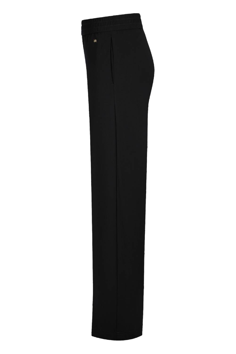 Raffaello Rossi Marlenehose Wide Leg lang Mid Waist schwarz: COSMEA Angebote