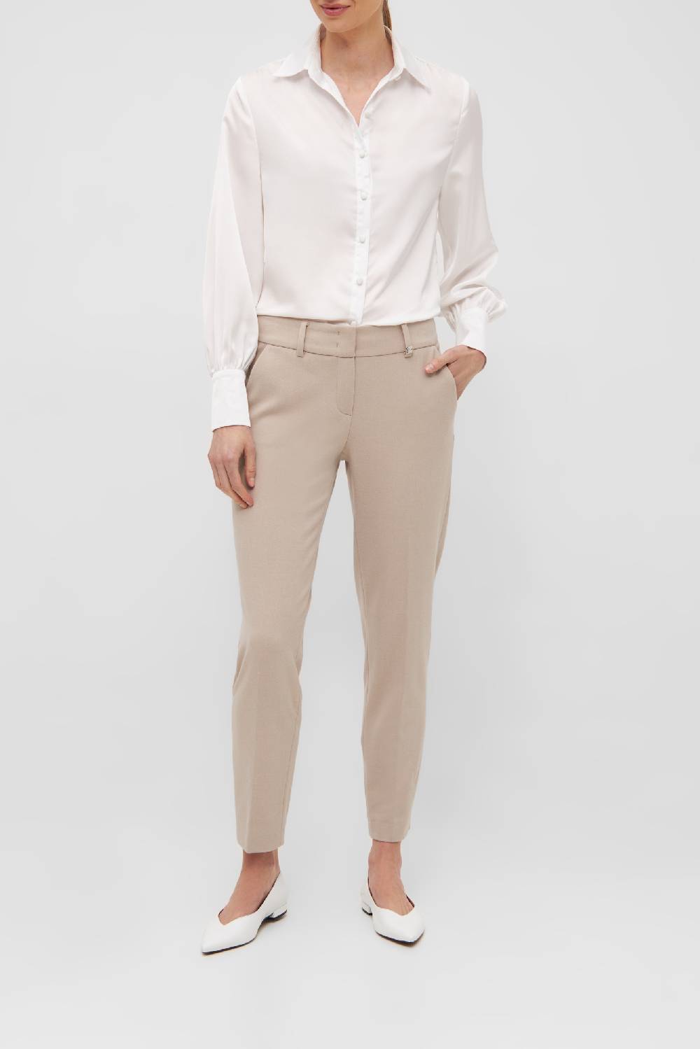 Raffaello Rossi Chino Straight lang Mid Waist schwarz: DORA O Fabrikverkauf