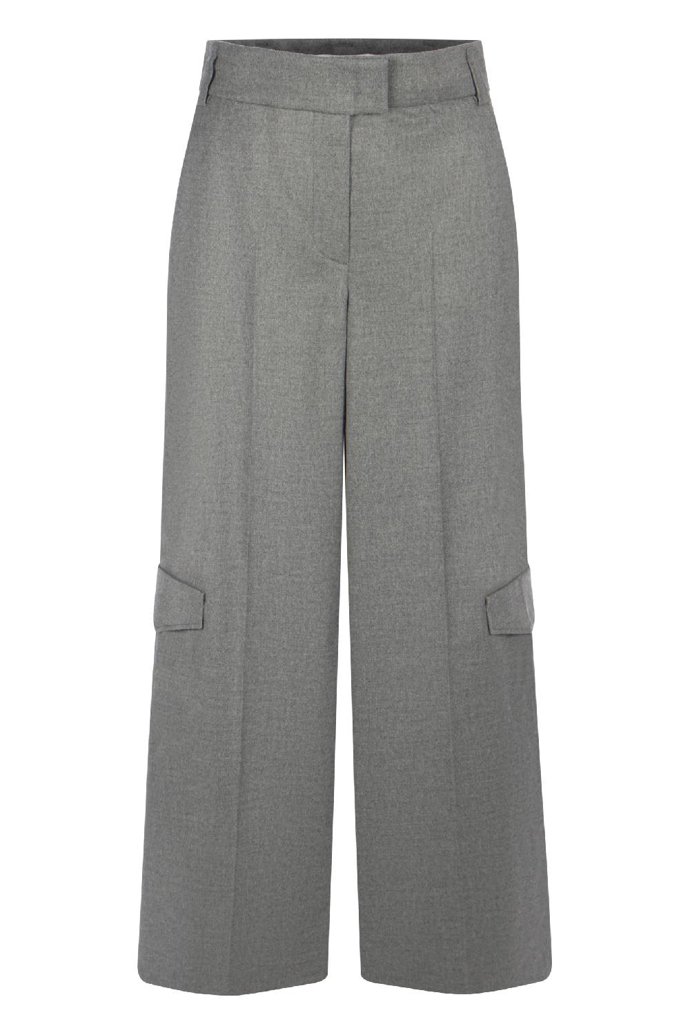 Raffaello Rossi Cargo Wide Leg lang High Waist grau: JASCHA Auslauf