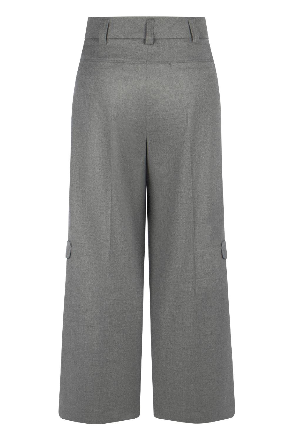 Raffaello Rossi Cargo Wide Leg lang High Waist grau: JASCHA Auslauf