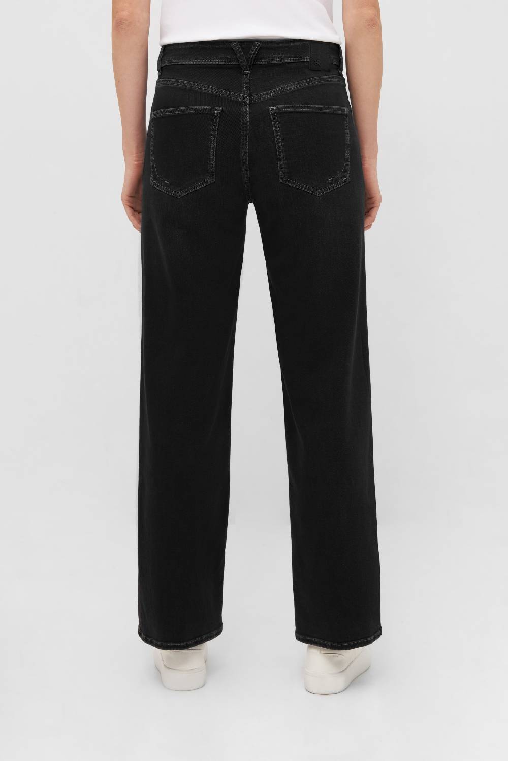 Raffaello Rossi Marlenehose Straight lang Mid Waist grau: KIRA B Angebote