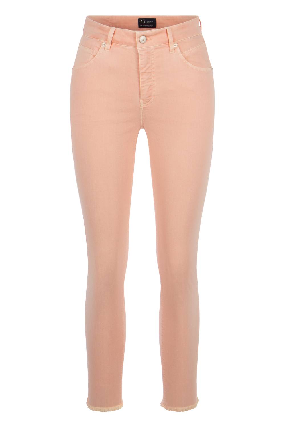 Raffaello Rossi 5-Pocket Slim verkürzt -7/8 Mid Waist rot: AMAL 7/8 Blitzverkäufe