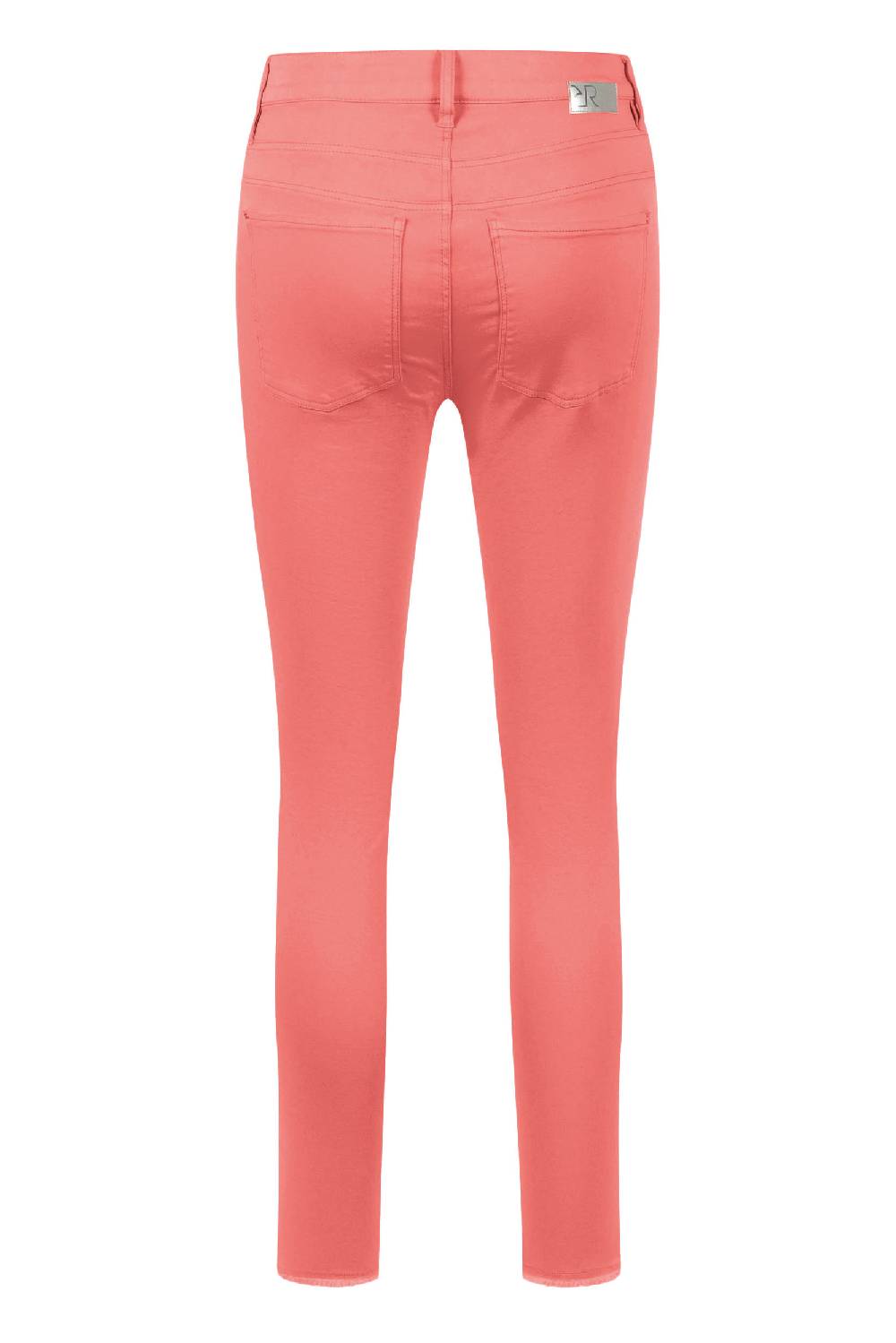 Raffaello Rossi 5-Pocket Slim verkürzt -7/8 Mid Waist rot: AMAL 7/8 Online