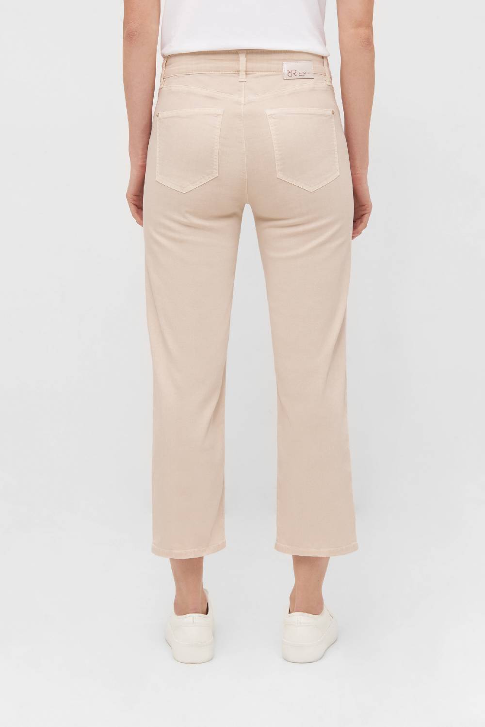 Raffaello Rossi 5-Pocket Straight verkürzt -6/8 Mid Waist beige: LEYLE 6/8 JETZT KAUFEN