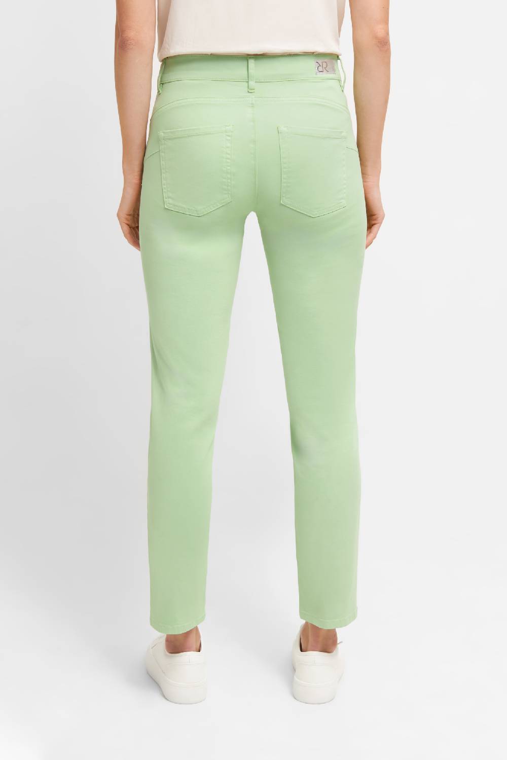Raffaello Rossi 5-Pocket Slim verkürzt -7/8 Low Waist grün: SUZY im Angebot