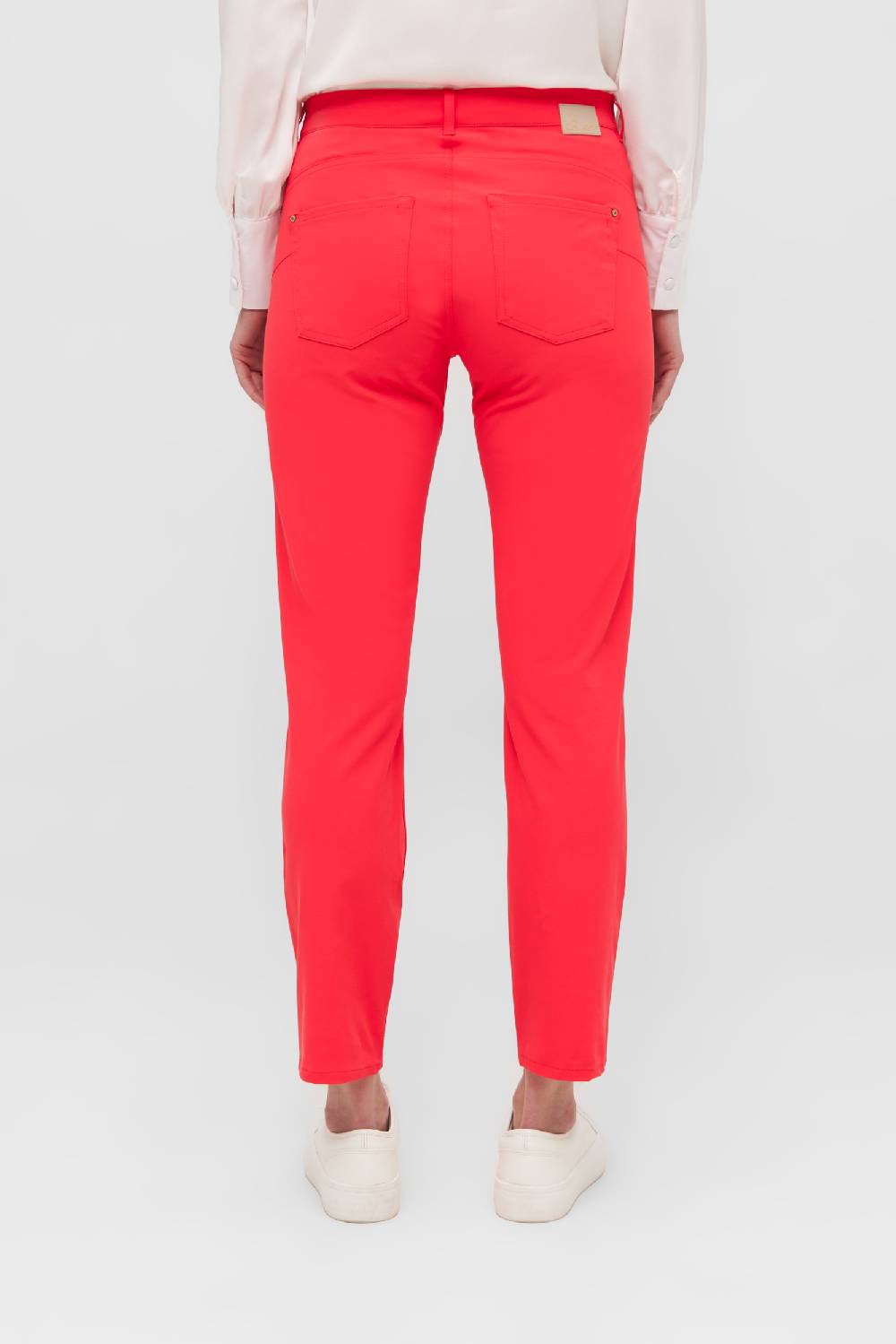 Raffaello Rossi 5-Pocket Slim verkürzt -7/8 Low Waist rot: SUZY Günstiger Verkauf