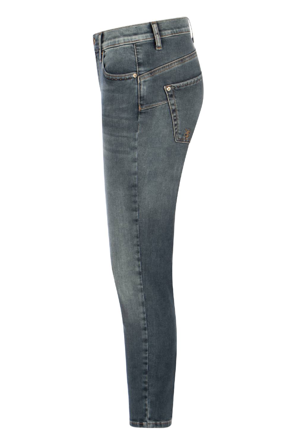 Raffaello Rossi 5-Pocket Slim lang Low Waist grau: SUZY Fabrikverkauf
