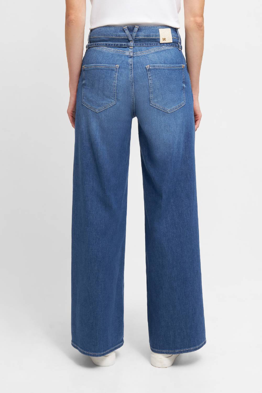Raffaello Rossi 5-Pocket Wide Leg lang High Waist blau: SVENTY B Meist gekauft