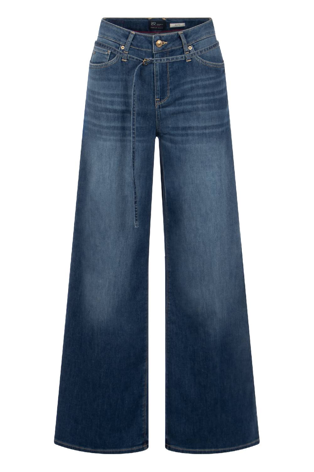 Raffaello Rossi 5-Pocket Wide Leg lang High Waist blau: SVENTY B Meist gekauft