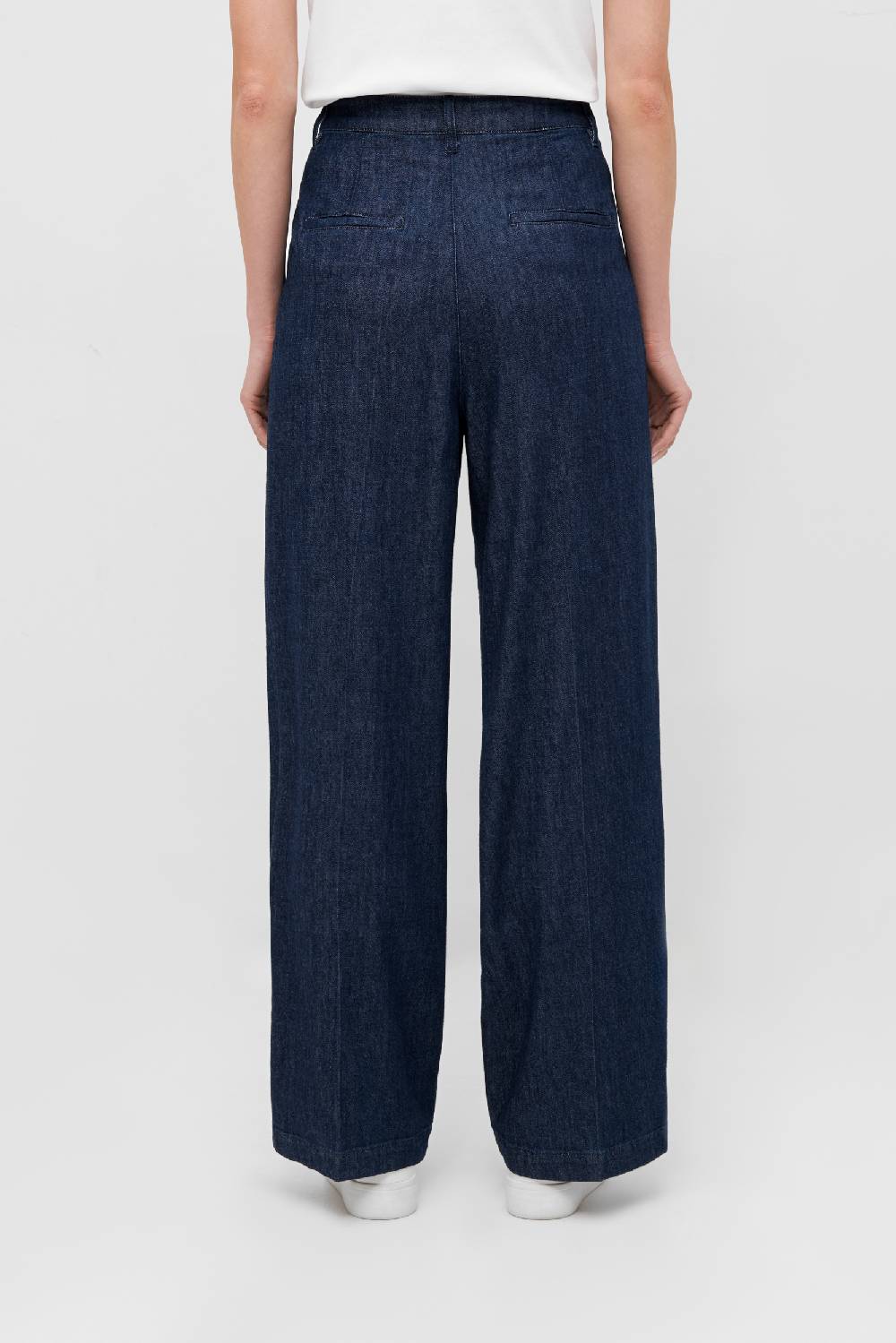 Raffaello Rossi 5-Pocket Wide Leg lang High Waist blau: TARA Blitzverkäufe