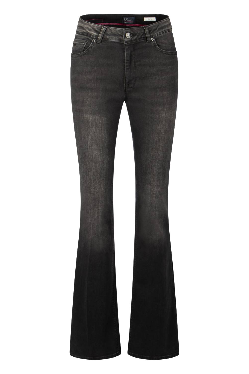 Raffaello Rossi 5-Pocket Wide Leg lang Mid Waist grau: VIC FLARED Auslauf