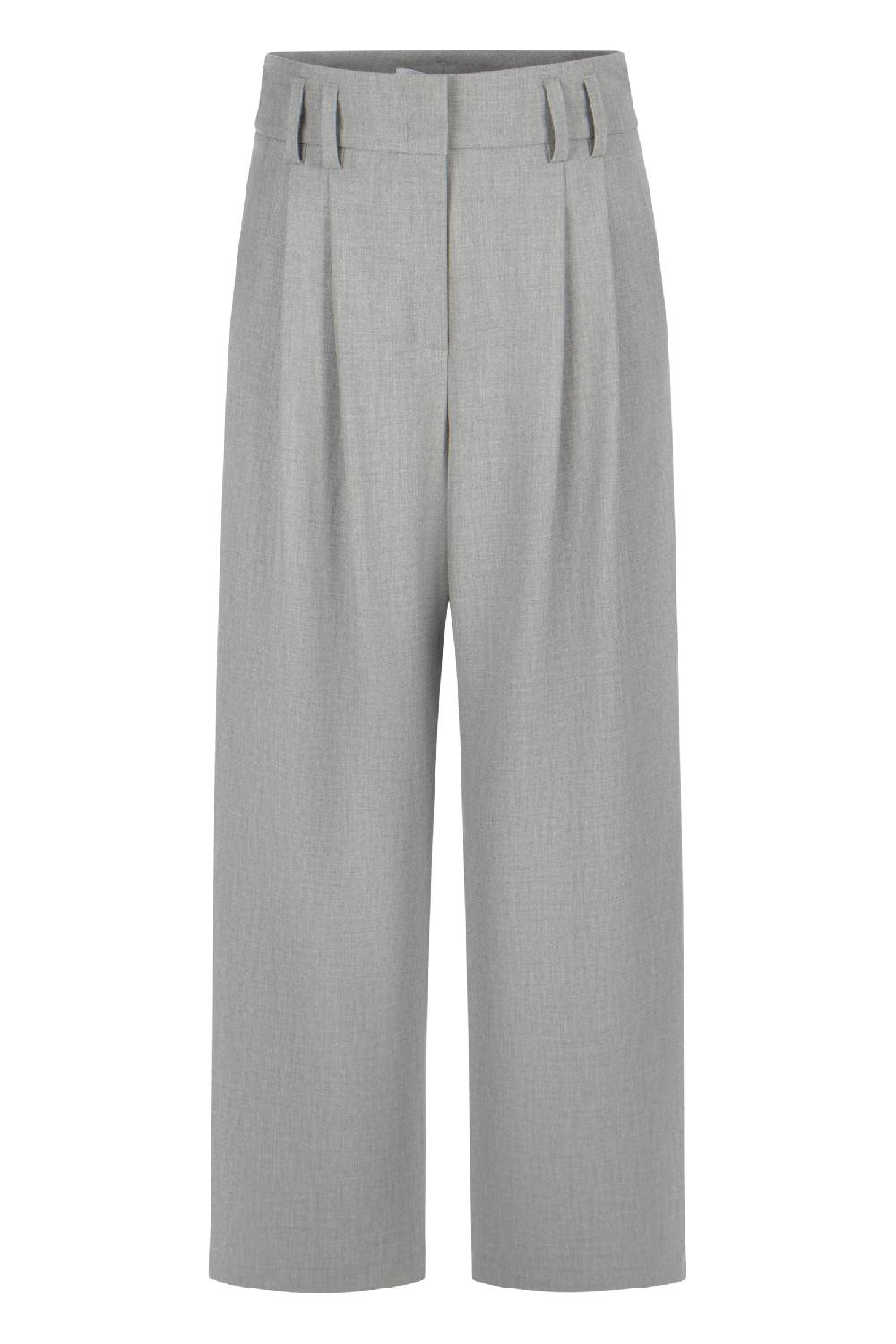 Raffaello Rossi Bundfaltenhose Wide Leg lang High Waist grau: MAYLA Schlussverkauf
