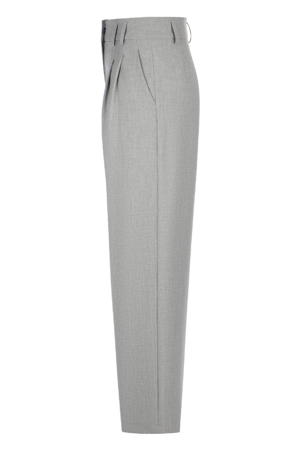 Raffaello Rossi Bundfaltenhose Wide Leg lang High Waist grau: MAYLA Schlussverkauf