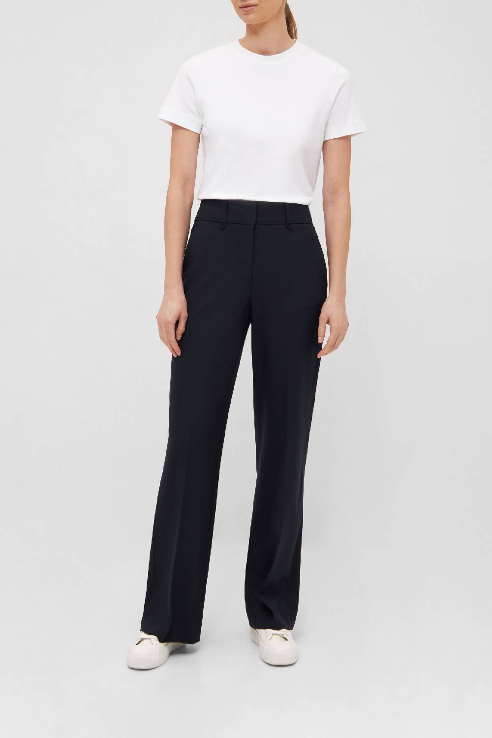 Raffaello Rossi Chino Wide Leg lang High Waist schwarz: GABINA Verkauf