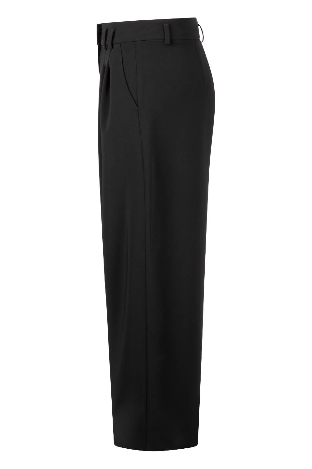 Raffaello Rossi Bundfaltenhose Wide Leg lang High Waist schwarz: MAYLA Fabrikverkauf