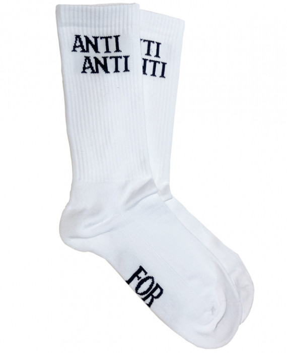Rebel Rockers Anti Sneaker Sock White Schlussverkauf