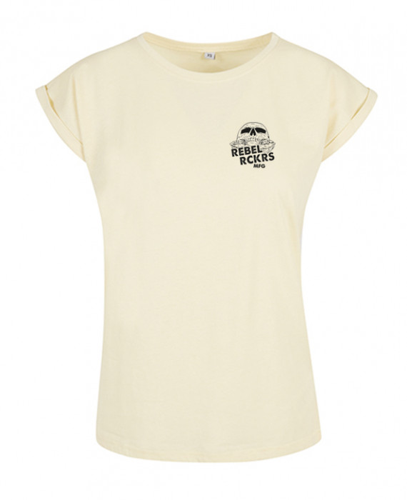 Rebel Rockers Pale Girl Loosefit Tee vanilla Hotsell