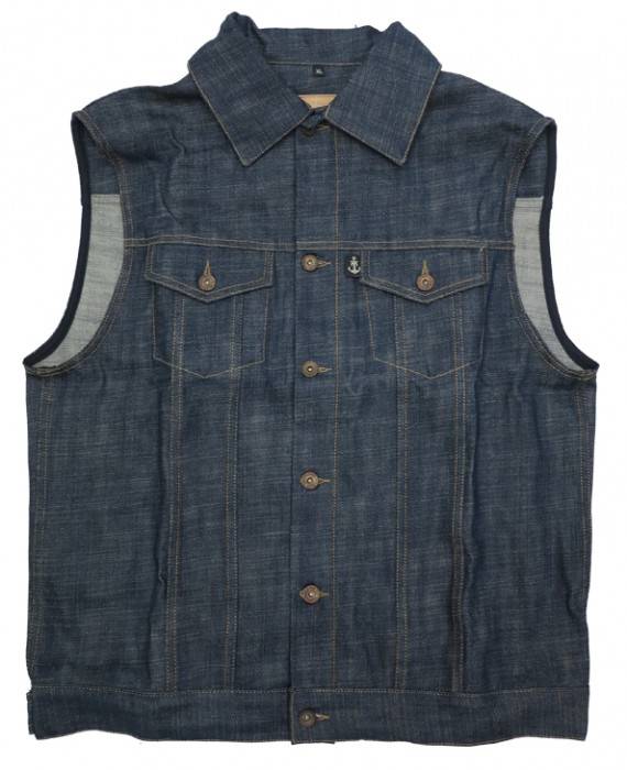 Rebel Rockers Jap Denim Weste Schlussverkauf