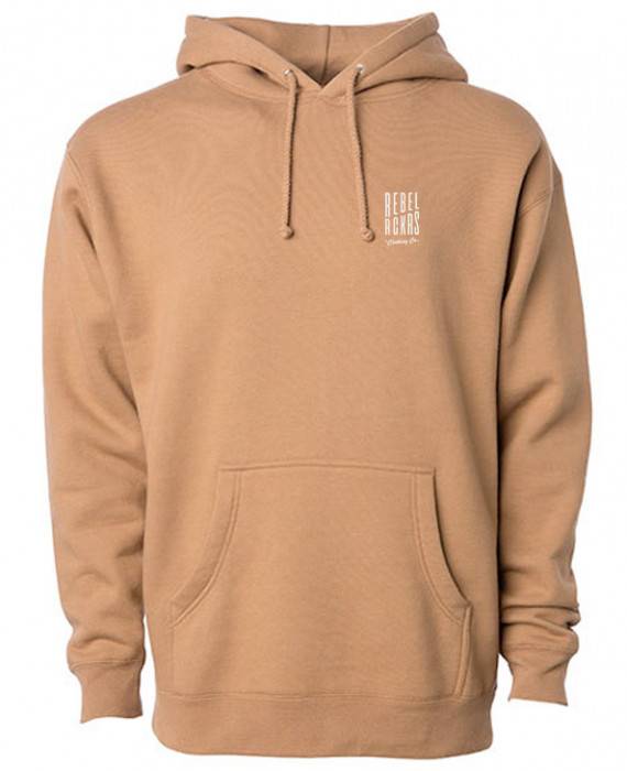 Rebel Rockers Oversized Hooded Toffee im Angebot