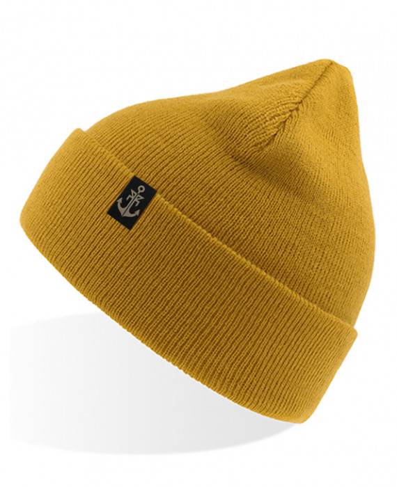 Rebel Rockers Cuff Beanie mustard