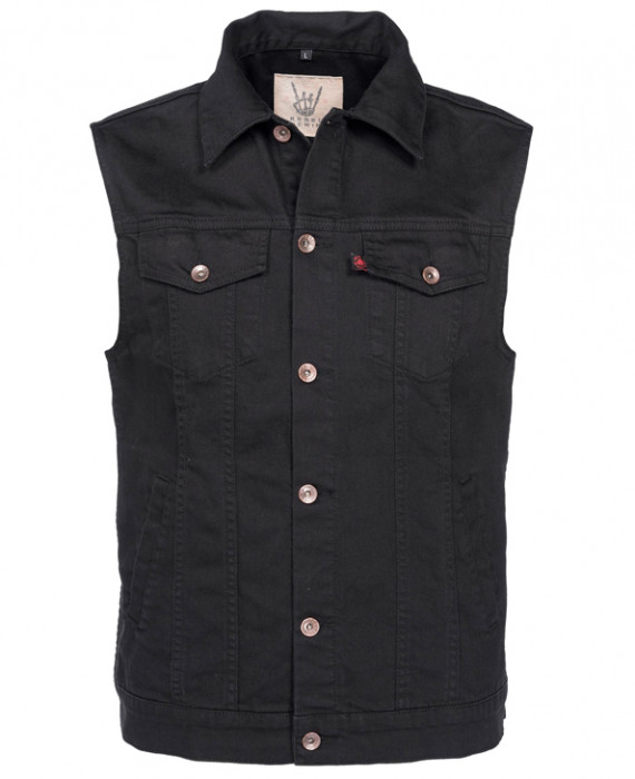 Rebel Rockers Jeans Weste Schlussverkauf