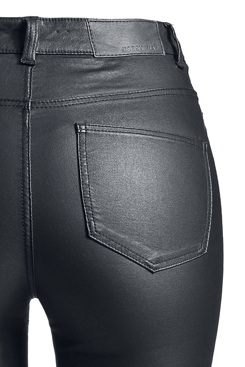 EMP "NMCallie High Waist Skinny Coated Pants" Jeans schwarz von Noisy May Hotsell