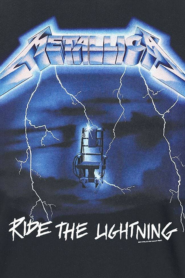 EMP "Ride The Lightning" T-Shirt schwarz von Metallica im Angebot