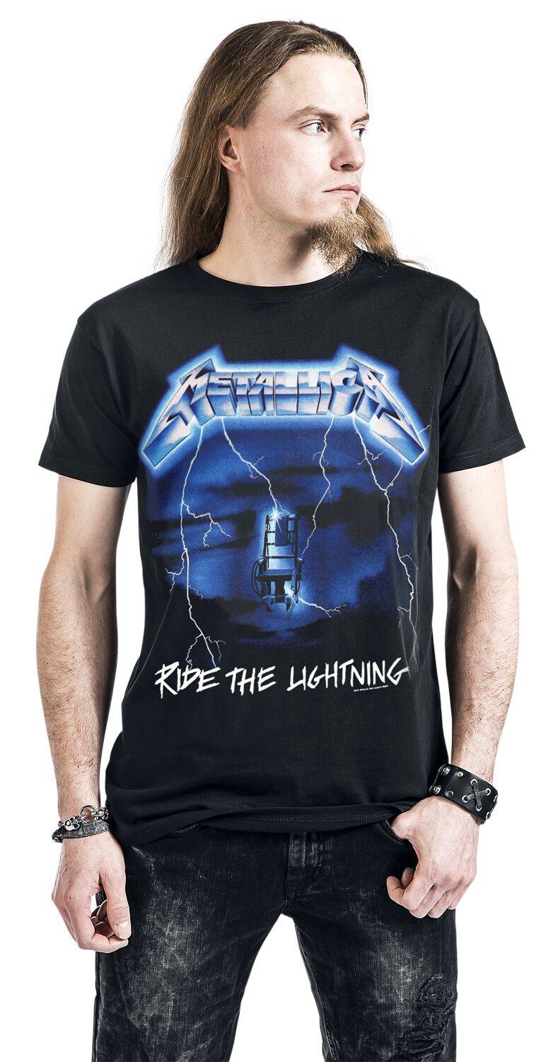 EMP "Ride The Lightning" T-Shirt schwarz von Metallica im Angebot
