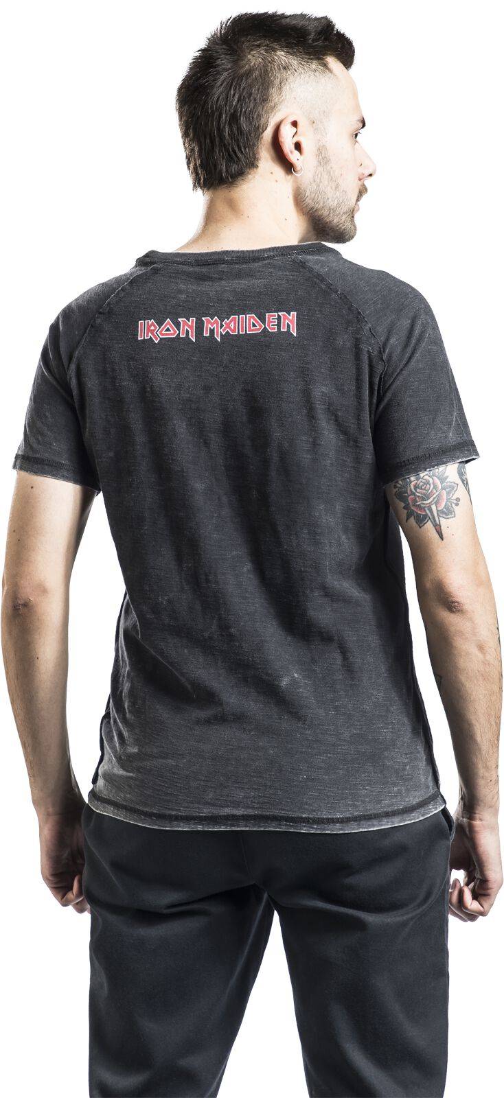EMP "EMP Signature Collection" T-Shirt dunkelgrau/grau von Iron Maiden Günstiger Verkauf