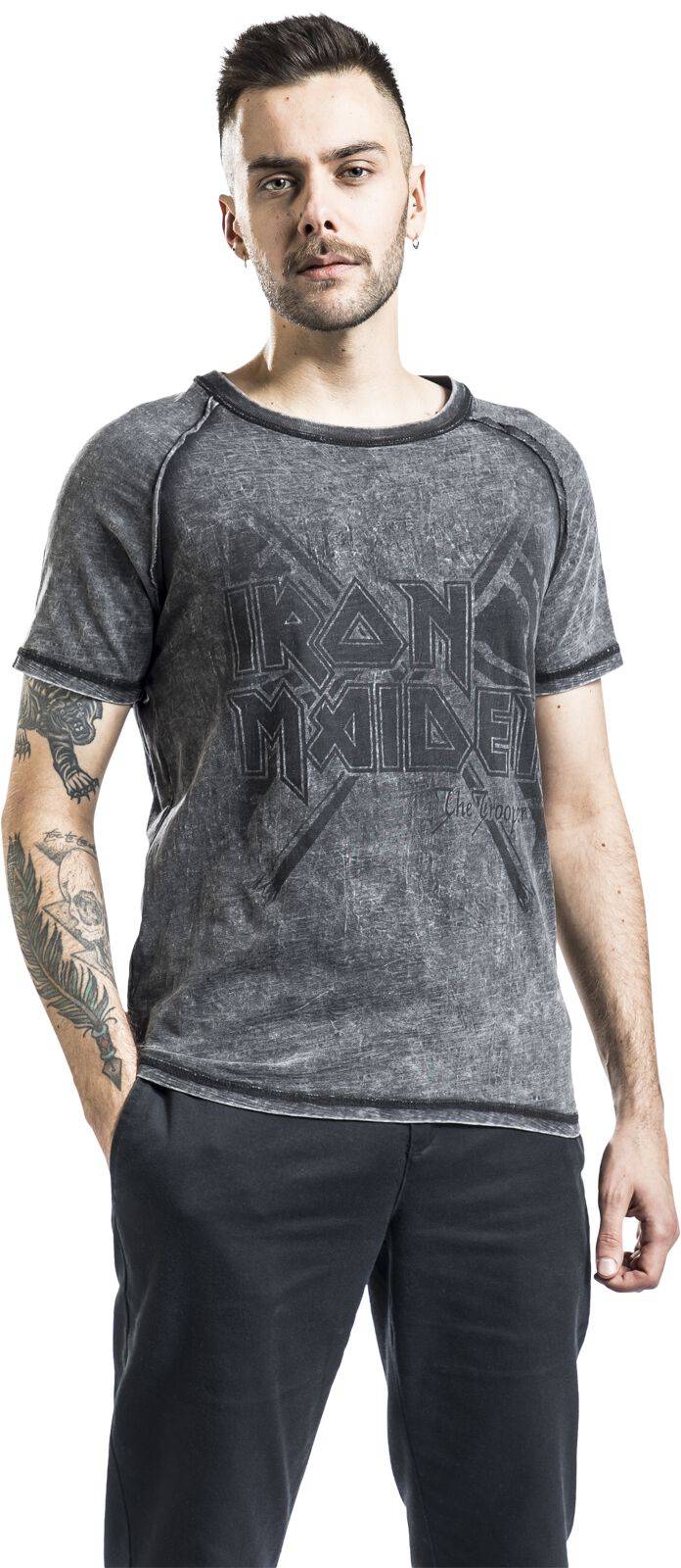 EMP "EMP Signature Collection" T-Shirt dunkelgrau/grau von Iron Maiden Günstiger Verkauf