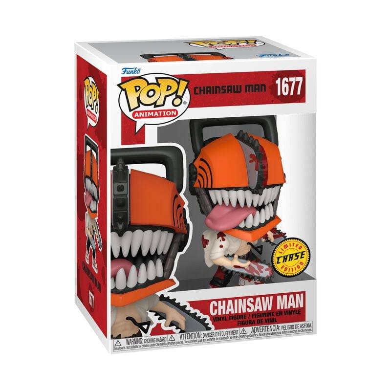 EMP "Chainsaw Man (Chase Edition möglich!) Vinyl Figur 1677" Funko Pop! multicolor von Chainsaw Man Online