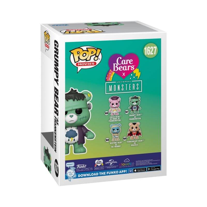 EMP "Die Glücksbärchis x Universal Monsters - Grumpy Bear as Frankenstein Vinyl Figur 1627" Funko Pop! multicolor von Die Glücksbärchis Hotsell