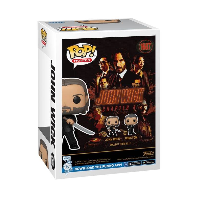 EMP "4 - John Wick Vinyl Figur 1687" Funko Pop! multicolor von John Wick im Angebot