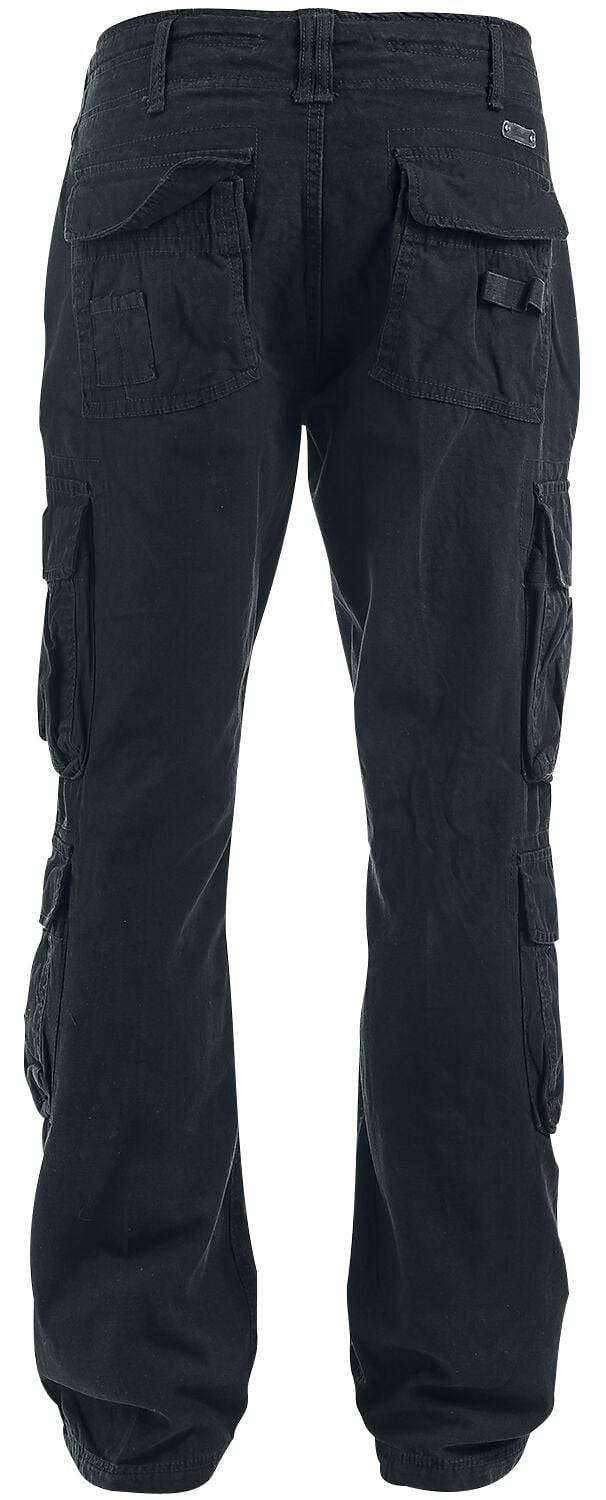 EMP "Pure Vintage Trousers" Cargohose schwarz von Brandit Auslauf