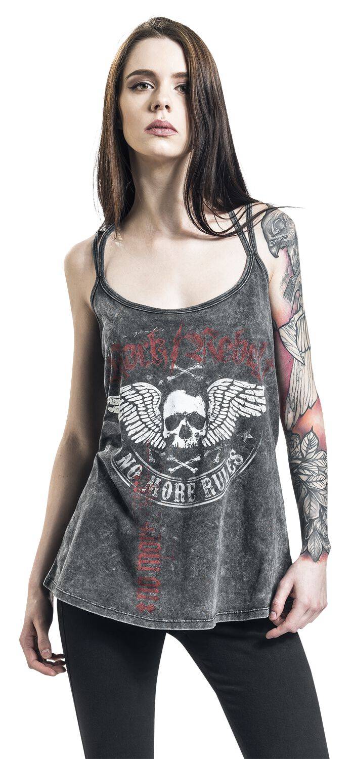 EMP Top grau von Rock Rebel by EMP Angebote