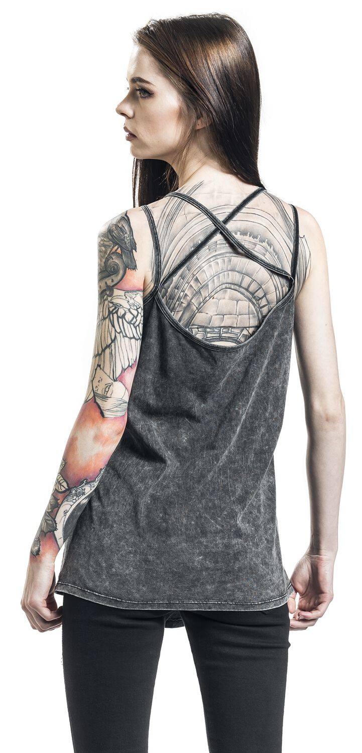 EMP Top grau von Rock Rebel by EMP Angebote