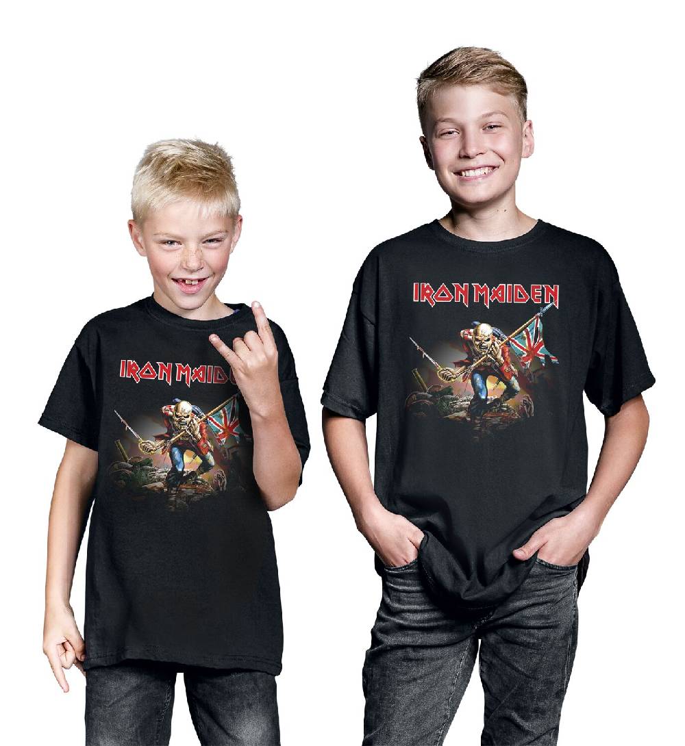 EMP "Kids - Trooper" T-Shirt schwarz von Iron Maiden Schlussverkauf
