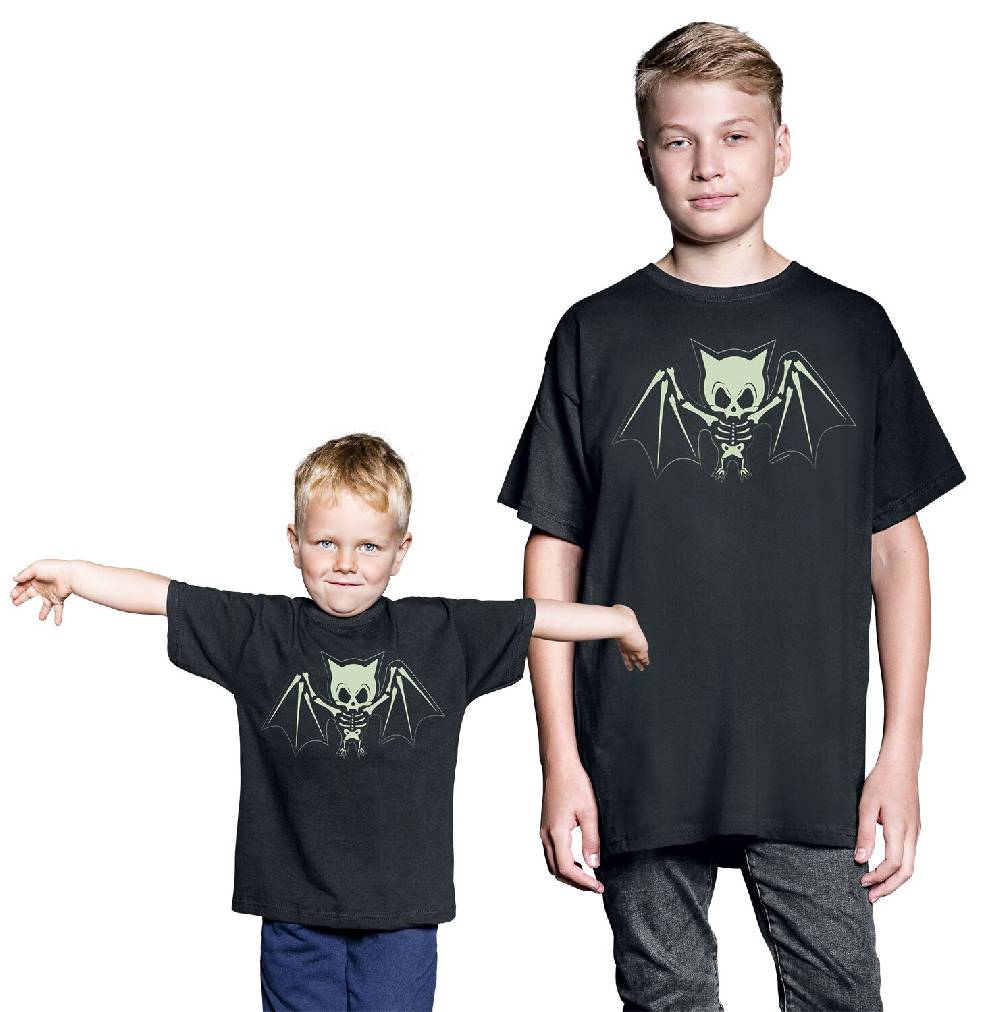 EMP "Kids - Fledermaus Skelett" T-Shirt schwarz von Tierisch Verkauf