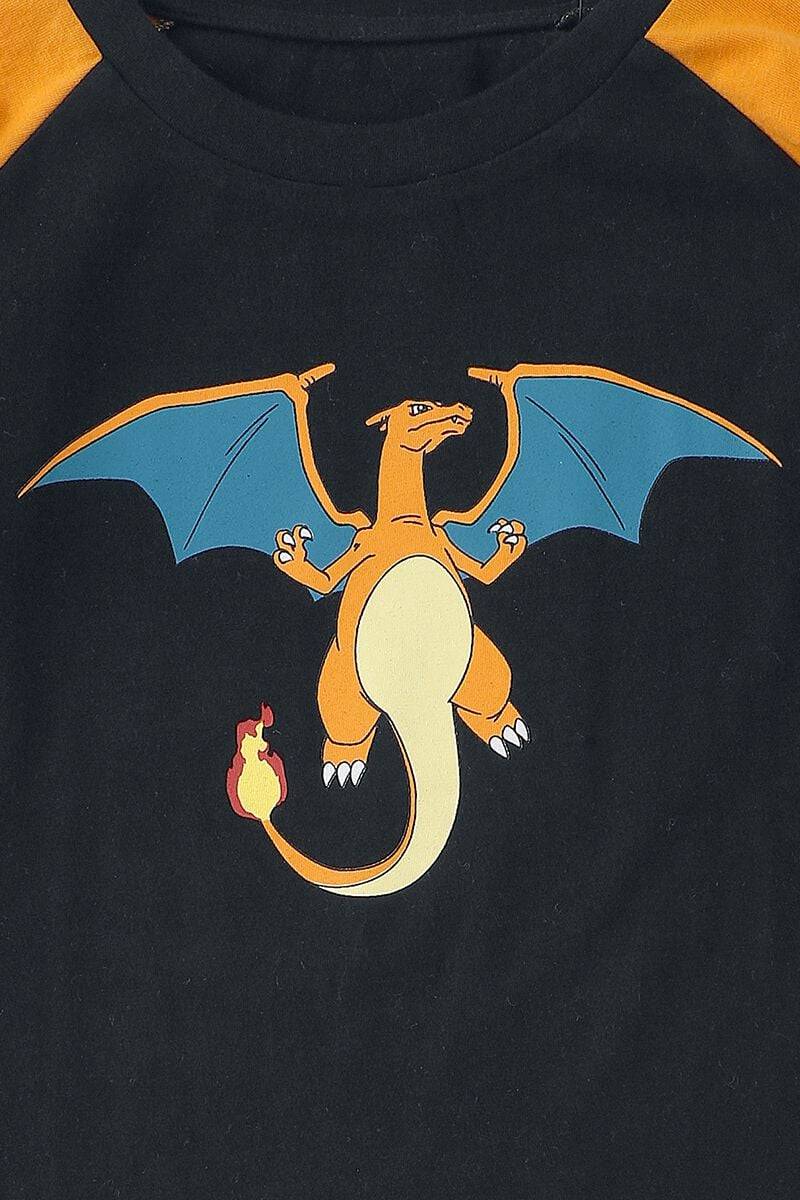 EMP "Kids - Glurak - Bring The Heat" Langarmshirt schwarz/orange von Pokémon Hotsell