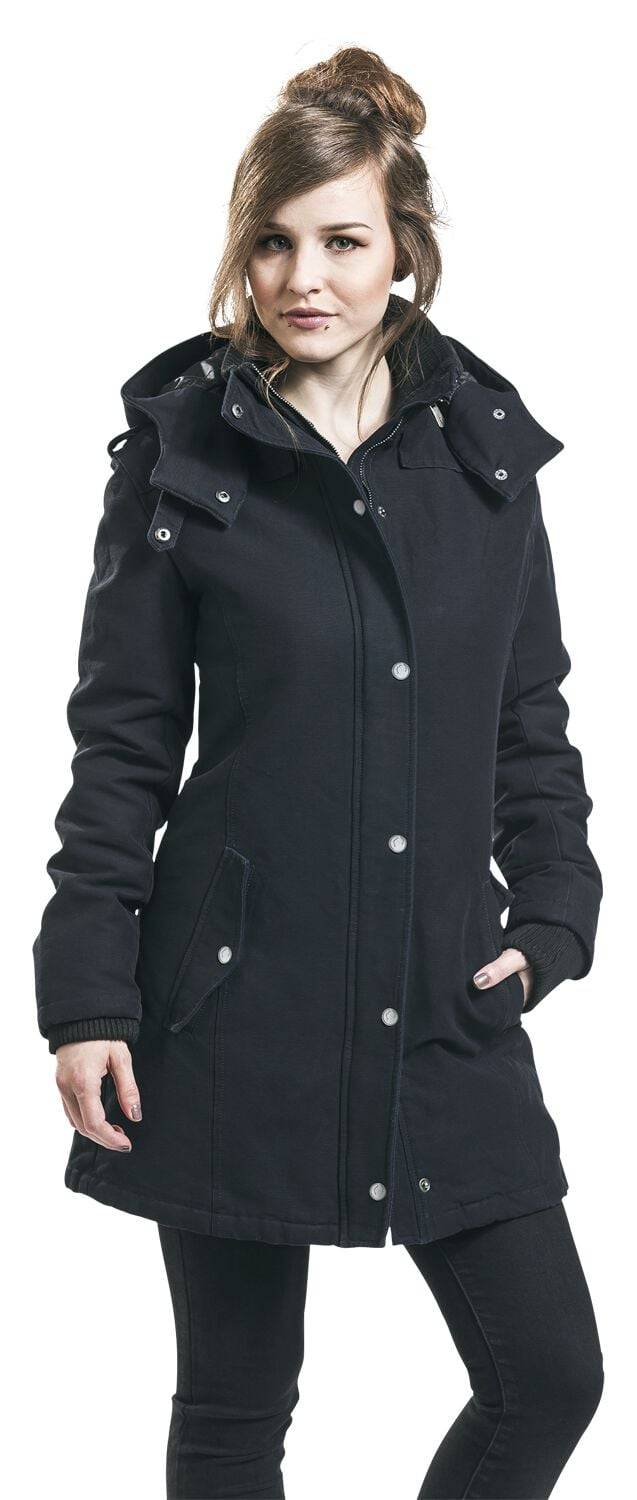EMP Winterjacke schwarz von Black Premium by EMP 50% Rabatt mit kostenlosem Versand